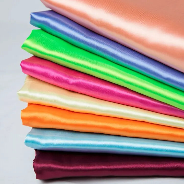 Polyester Satin 100D Spandex Stretch Eco-Friendly Waterproof Wedding Brocade Fabric for Bags & Home Textiles Girls