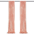 Sequin Backdrop Not See Through Thick Stain Background for Photography Glitter Curtain Party 4FT X 8FT Pink