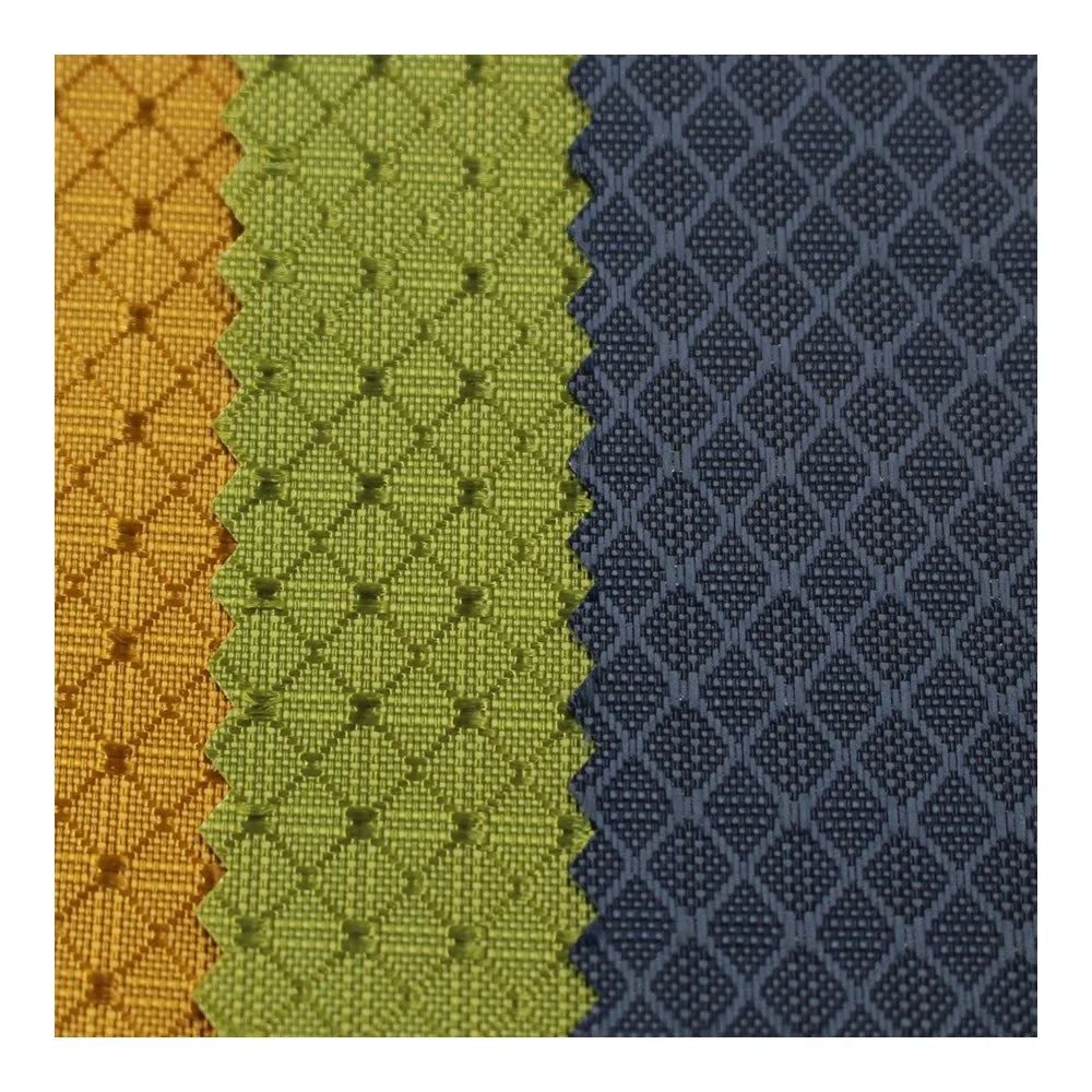 420 Denier 420d Diamond Ripstop Nylon Oxford Fabric with PU Coated for Backpack
