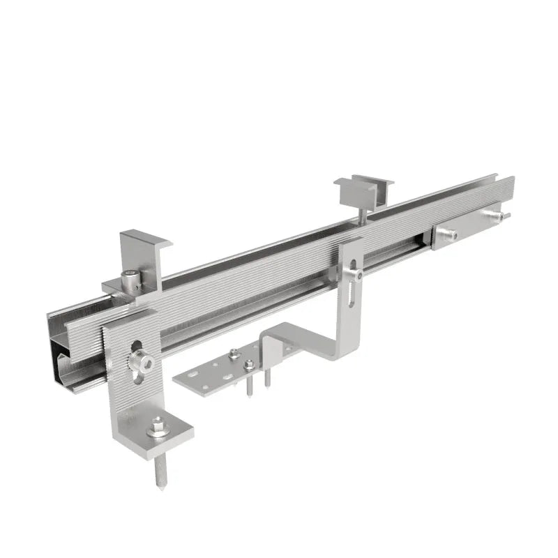 304 Stainless Steel Solar Panel Aluminum Mounting Brackets Roof Fixing Hooks for Solar Energy System
