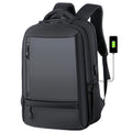 Wholesale 15.6 Inch Casual PU Oxford Material Large Capacity USB Charger Laptop Backpack Custom Logo Waterproof for Business