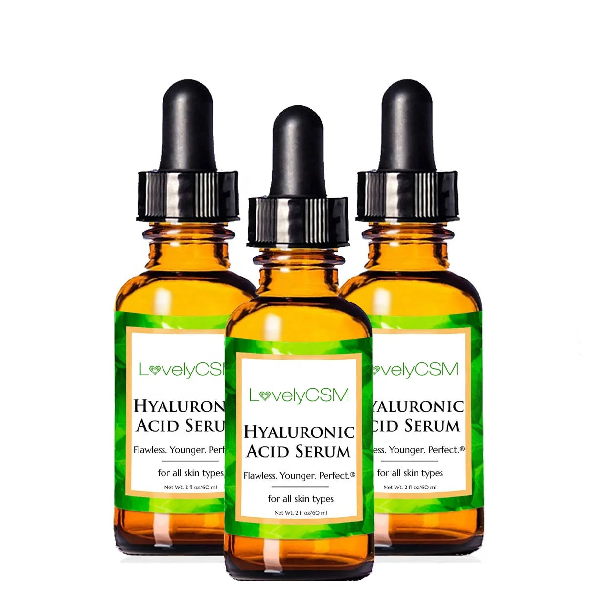 OMM OEM Anti-Aging Serum Organic Pure Hyaluronic Acid for Hydrating Firming Lifting Skin Whitening Face Serum Anti-Wrinkle