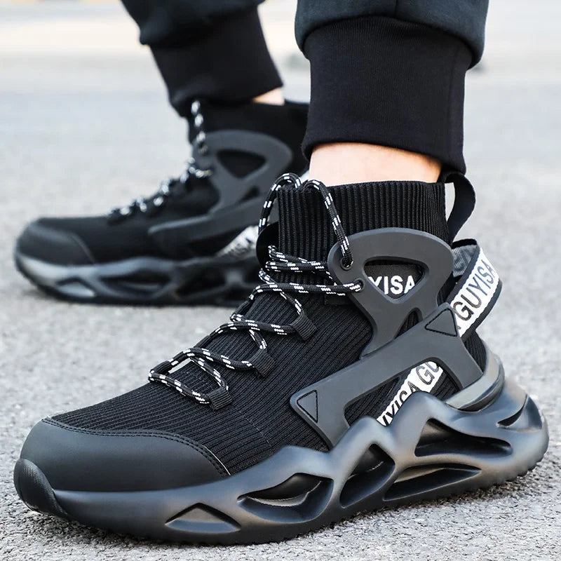 GUYISA New Trend Safety Shoes Lightweight Outdoor Work Comfortable Steel Toe Casual Safety Shoes