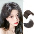 AU LONGFOR Real Human Hair Pad Hair Increase Volume Artifact Wig Piece Female  Pad Hair Piece