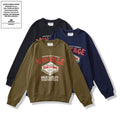 Custom Designed Heavyweight Pullover Sweatshirts 100% Cotton Color Blocked Plain Dyed for Winter Clothing Manufacturers