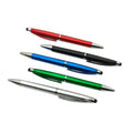 High Quality Plastic Ballpoint Pen Advertising Touch Screen 1.0mm 2 in 1 for with Multi-Colored Ink and Custom Logo