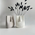 Nordic Style Soft Ceramic Vase High-End Flower Arrangement and TV Cabinet Decoration for Living Room and Wine Niche