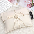 Eco-Friendly Cotton Linen Envelope Cloth Packaging Dust Bag for Handbag Envelope Cotton Gift Jewelry Packaging Pouch With Tie