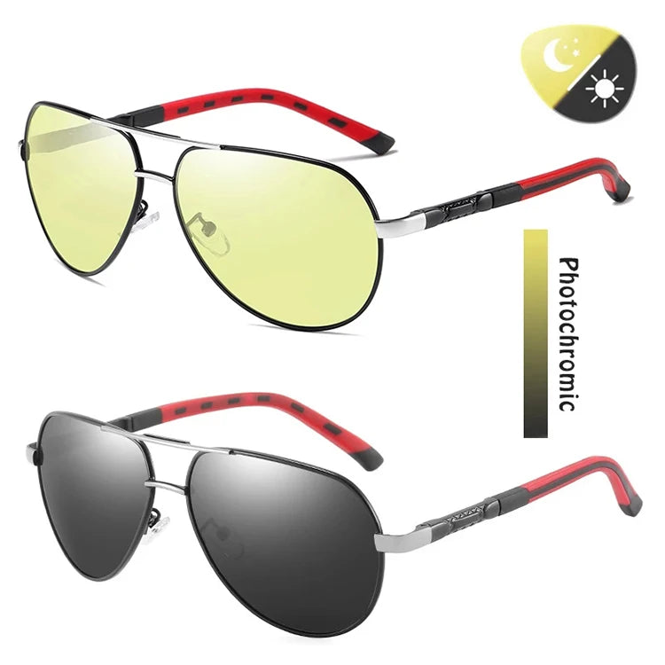 8725BS Photochromic Lens Mike Optical Pilot Sunglasses for Men Women Polarized Driving Glasses Fashion Unisex Eyewear