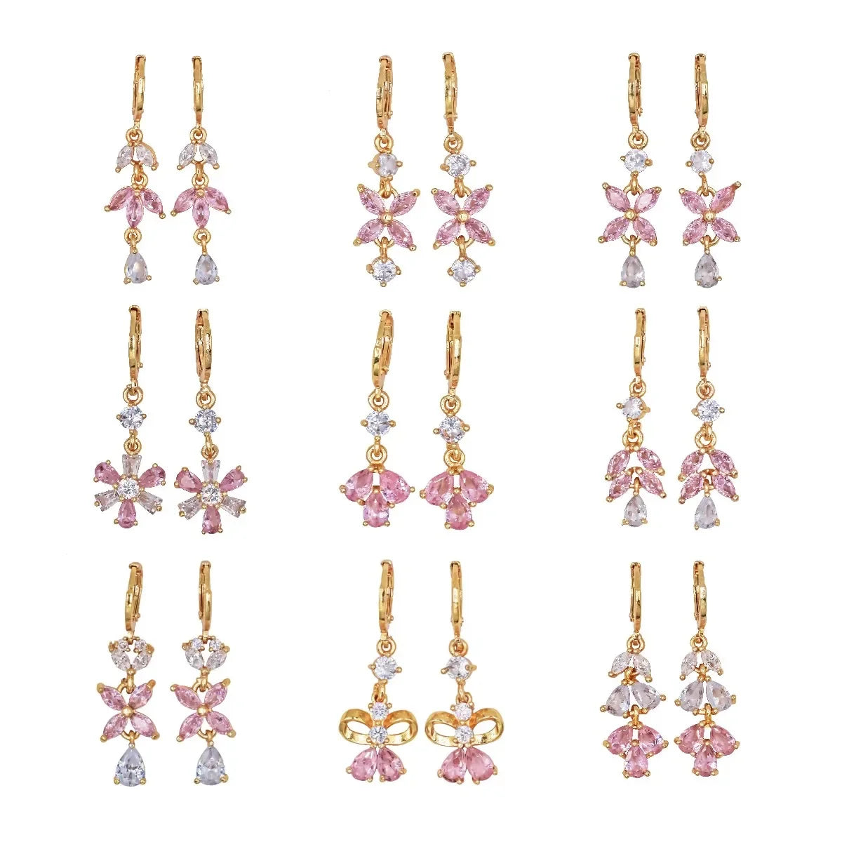 Guangzhou Factory Designer Waterproof Ear Rings for Women Fashion Jewelry Earrings Boucles Doreilles Les Accessoires De Bijou