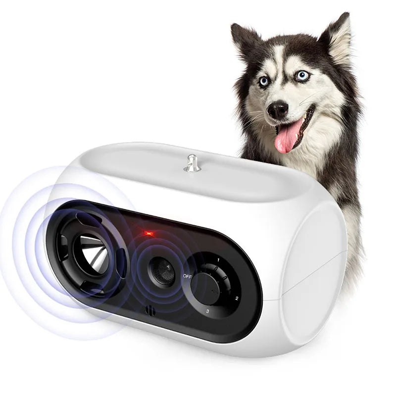 Ultrasonic Anti Barking Dog Device 50 Ft Rechargeable Durable Stopping Bark Dog Training Device Deterrent Stopper