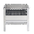 Chinese Products Wood Burning Camp Stove Folding Stainless Steel Grill Firewood Stove for Outdoor Camping Cooking BBQ Stove