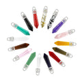 Hexagonal Prism Pendant Necklace Yoga Stone Jasper Necklace  SU026