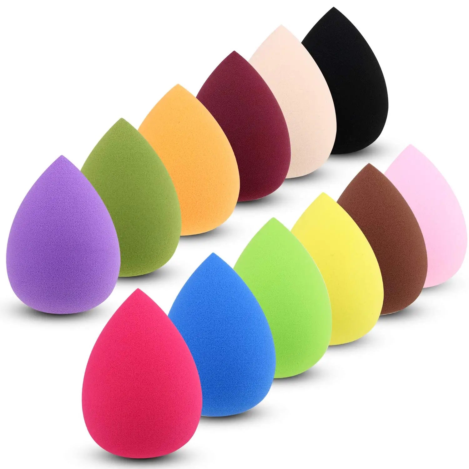 Compress Sponge Cosmetic Puff Bulk Wholesale Beauty Egg Set Water Drop Puff Makeup Egg Super Soft Make up Blender