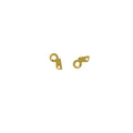 Beadsnice  Foot with Ring Chain Necklace 14K Gold Leverback Connector Clasp