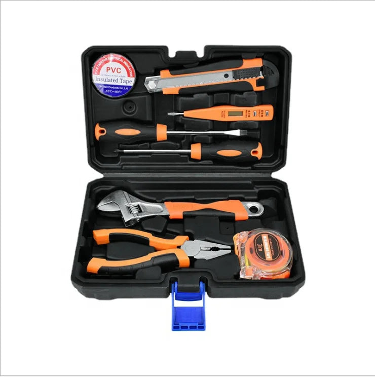 Factory sell 8pcs Professional Hand Tools Set Hammer Wrench Screwdriver Pliers Car Repair Kit Tools