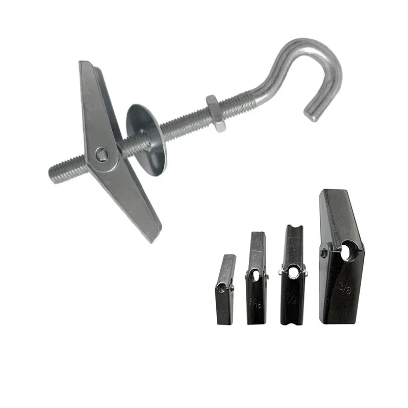 High Load Capacity Premium Heavy-Duty Metal Spring Toggle Anchor Bolts Steel for Concrete & Masonry