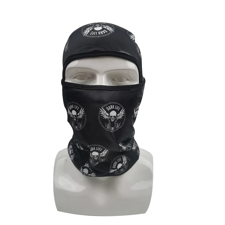 Balaclavas Comfortable Windproof Full Face Custom logo Ski Mask Cagoule Balaclavas One Hole
