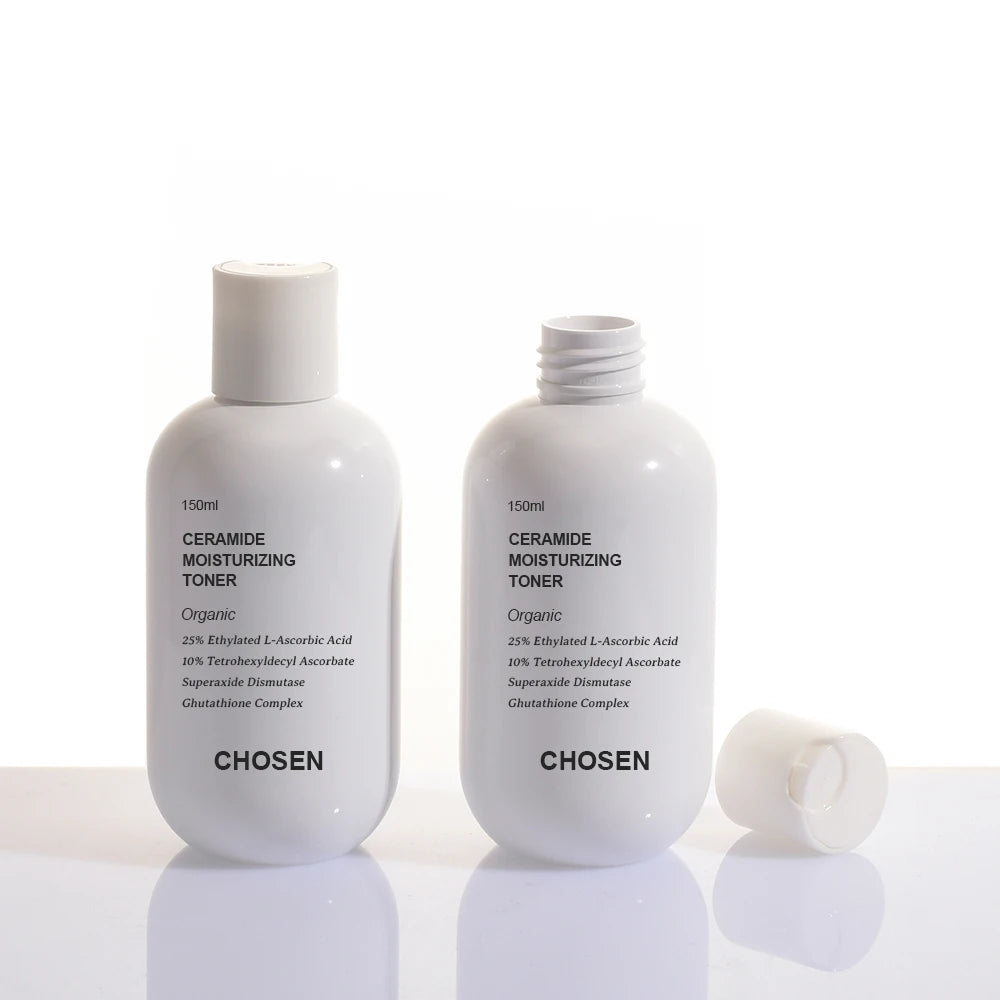 Customized Round 150ml Refillable PET Luxury Shampoo Skin Care Serum Face Cream & Lotion Pump Sprayer Packaging