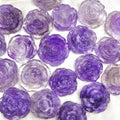 Wholesale Natural Gemstone Carving Flower Amethyst Crystal Flower Gift