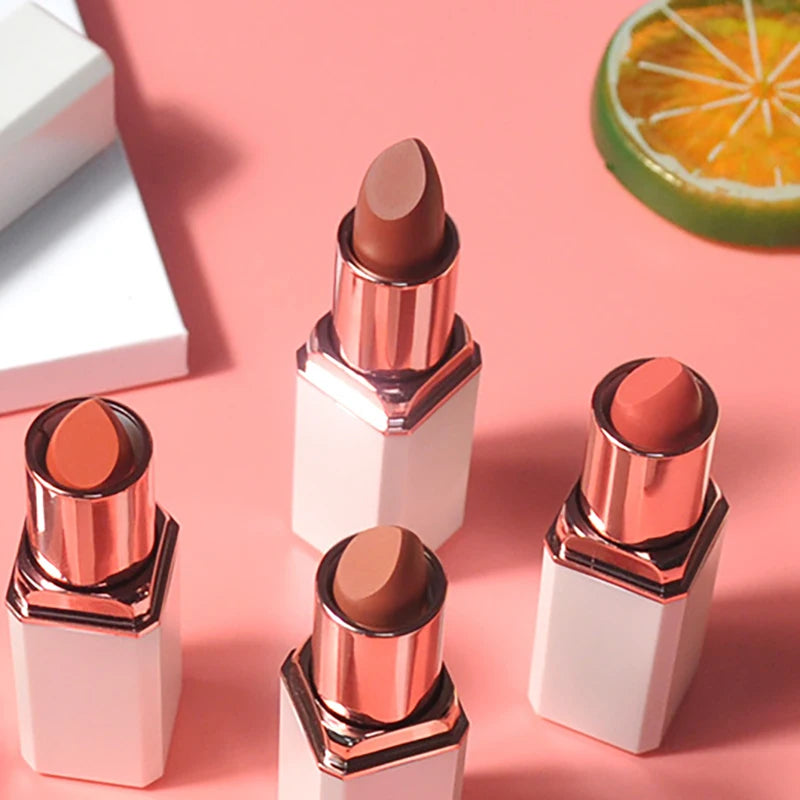 Multi-color Square Tube Mineral Matte Lipstick Vegan Waterproof Long Lasting Moisturizing OEM/ODM Private Label