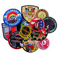 Custom Cool Patches Embroider YDesigner Hat Fabric Woven Full Embroidery Logo Iron-On Badge Patch