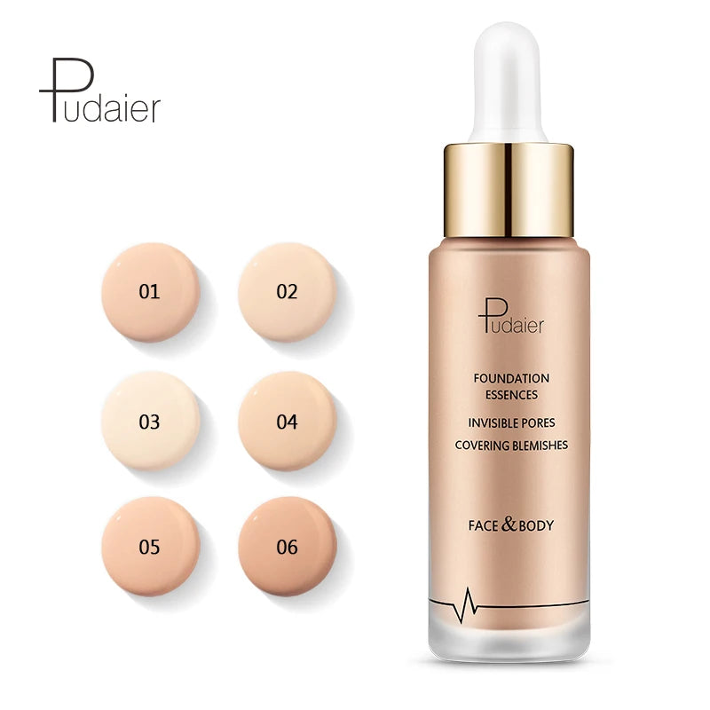 Pudaier Makeup Liquid Full Coverage Matte Foundation Private Label Long Lasting Smooth Foundation
