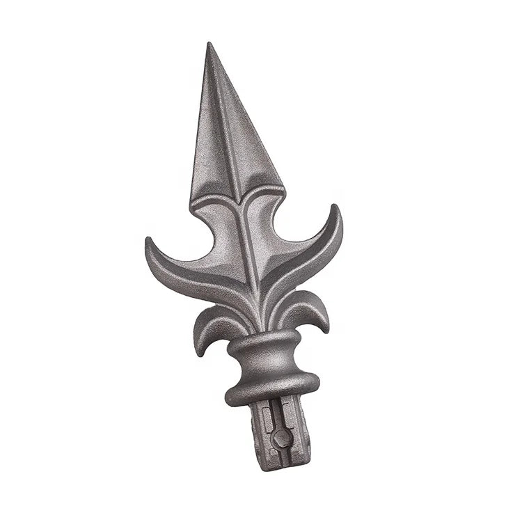 Quality Cast Aluminum Fence Spear Cap 25mm 30mm Waterproof Eco-Friendly 3D Modeling Compatible Ornamental Fence Privacy Features