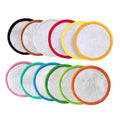 Wholesale Facial Sponge Make up Remover Microfiber Reusable Face Round Finger Cosmetic Puff Clean Sponge Makeup Remover