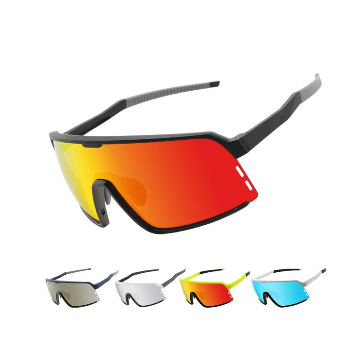 Hot Sale Presell UV400 Interchangeable Outdoor Polarized Cycling Sunglasses Youth Mens Sport Sunglasses