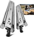 Heavy Duty Drawer Slides 36 Inch With Lock Full Extension Ball Bearing Cabinet Telescoping Locking Sliding Rails Tool Box Runner