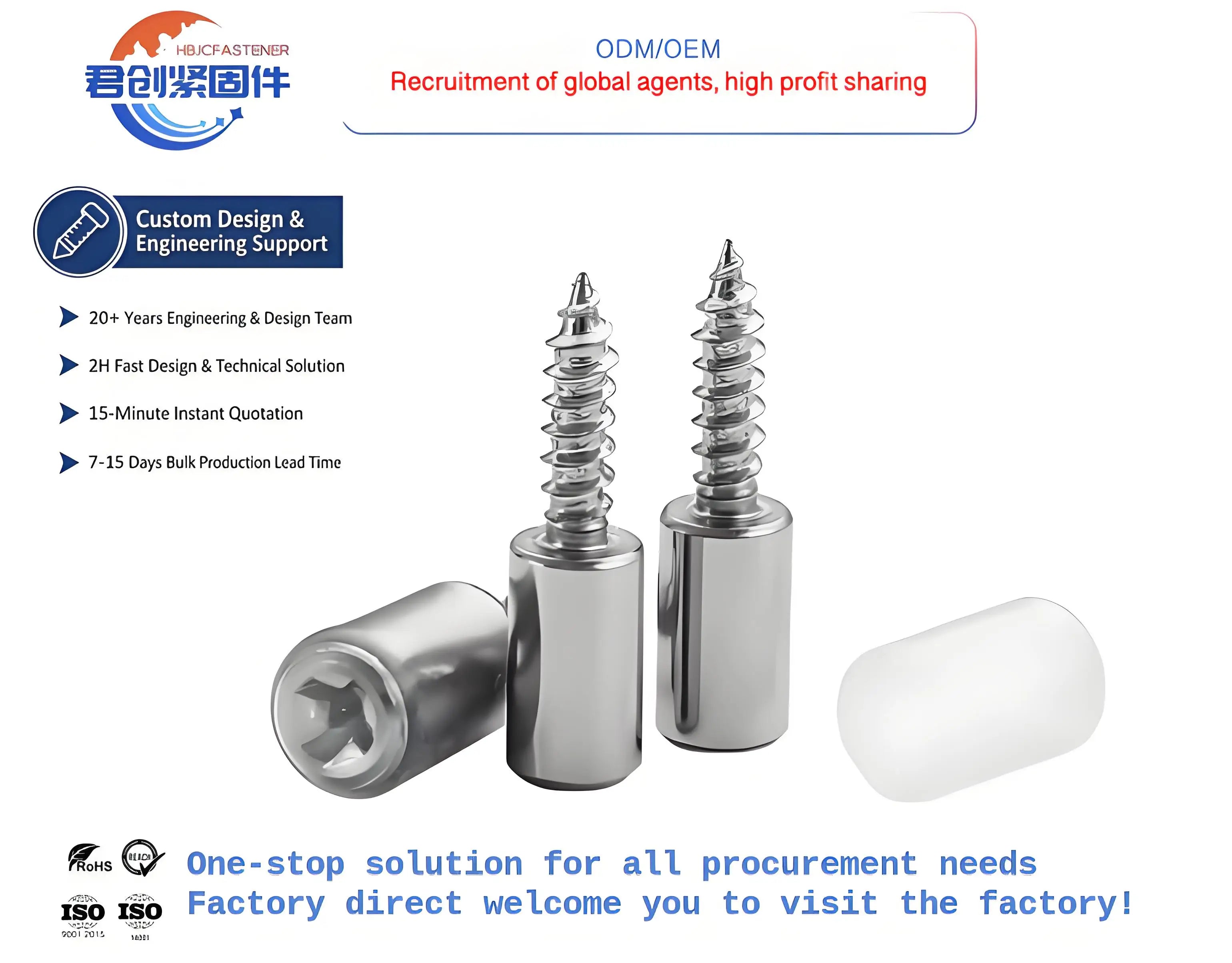 Customized Self-Tapping Screws and Partition Plate Support Nails for Fixed Support of Wardrobe Cabinets OEM Available