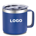 14oz Insulated Stainless Steel Coffee Mug with Lid Double Wall Vacuum Travel Coffee Cup with Handle for Office