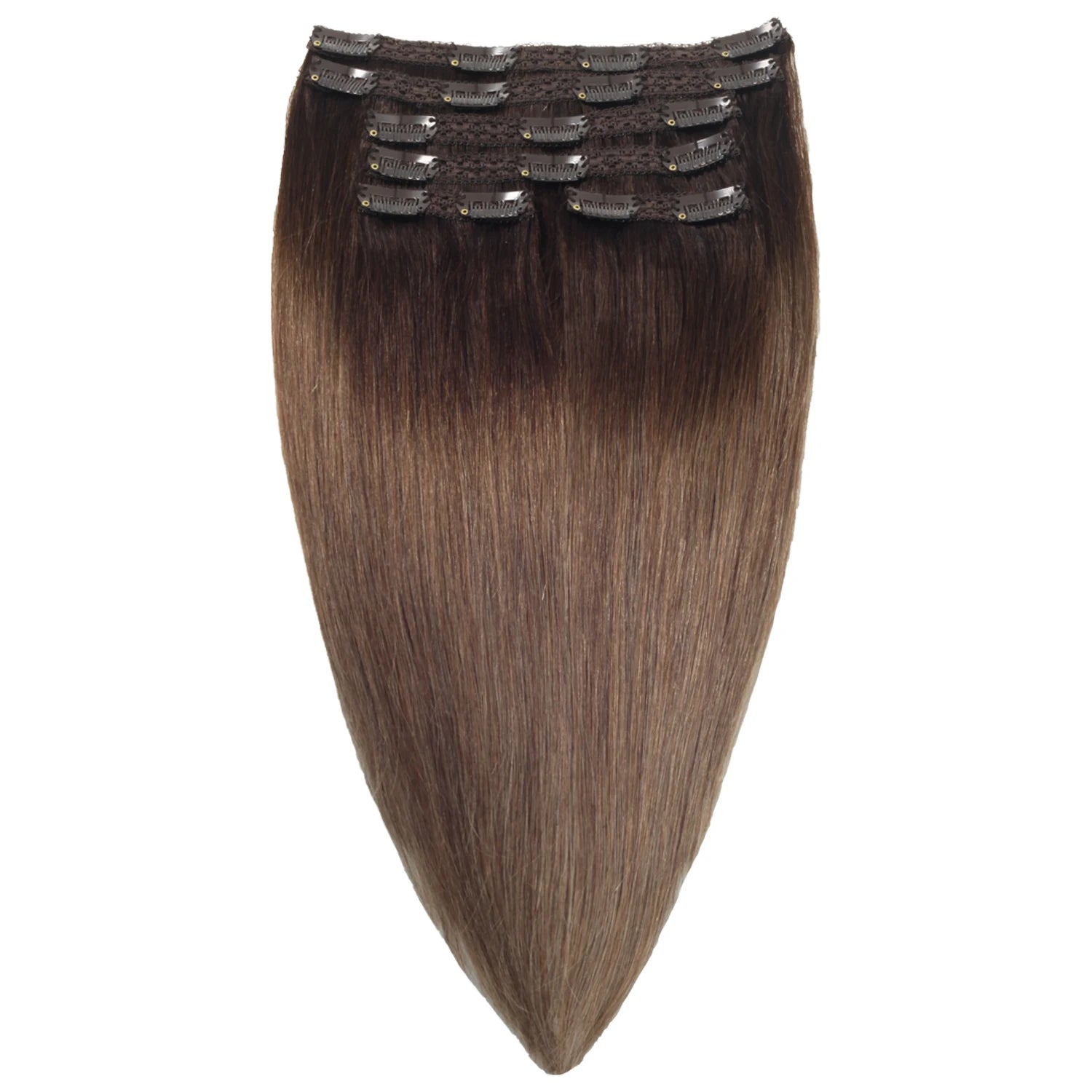 New Products 2022 Natural Virgin Clip in Hair Extension Raw Indian Hair Straight Clip Ins for Salon