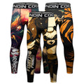 Mens Polyester Spandex Tight Shorts Run Compression Leggings Quick Dry Short Pants Man Gym Jogging Fitness Bodybuilding Tights