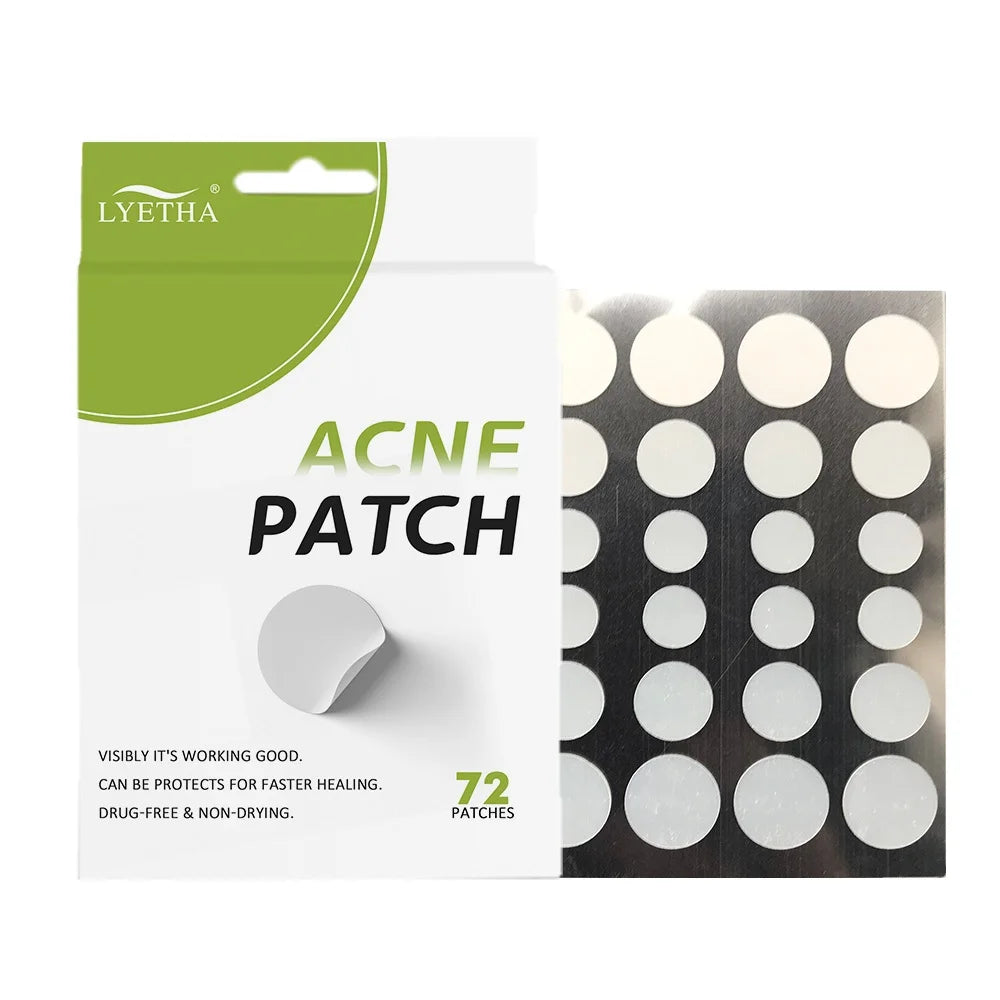 Premium 100% Vegan Hydrocolloid Acne Patches | 8mm 10mm 12mm Sizes | Professional Blemish Care Solution
