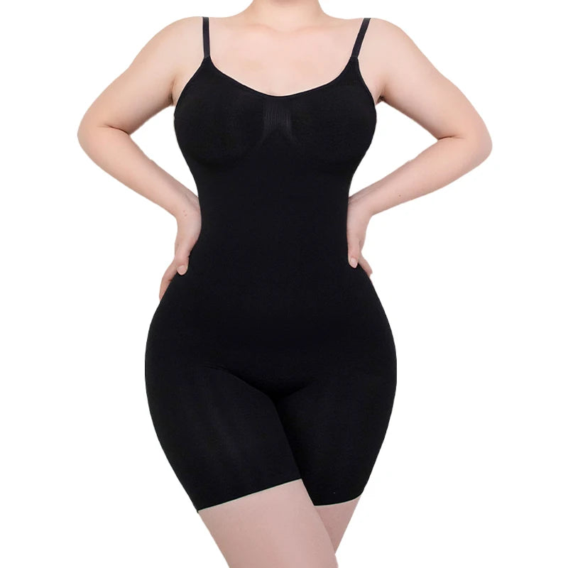 Wholesale SEAMLESS Eco Friendly Oversized Fit Full Body Shaper Waist Recycled Nylon Shapewear Bodysuit for Plus Size Women