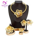 MEIZI JEWELRY Fashion Gold-Plated Women's Accessories Set Handmade Copper Pendant for Banquet Wedding Party Anniversary