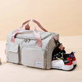 2024 Fashion-Style Large Capacity Nylon Luggage Bag Traveling Garment Duffle Bag with Zipper Closure
