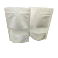 Print Produce Your Own logo Cardboard Packaging White Brown Kraft Paper Bags MegaBDM