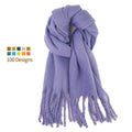 2026 Wholesale Fashion Women's Long Polyester Winter Scarves Custom