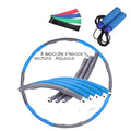 Hot Saling Unisex Adult Weighted Plastic Detachable Waist & Abdomen Exercise Hoop for HU-LA