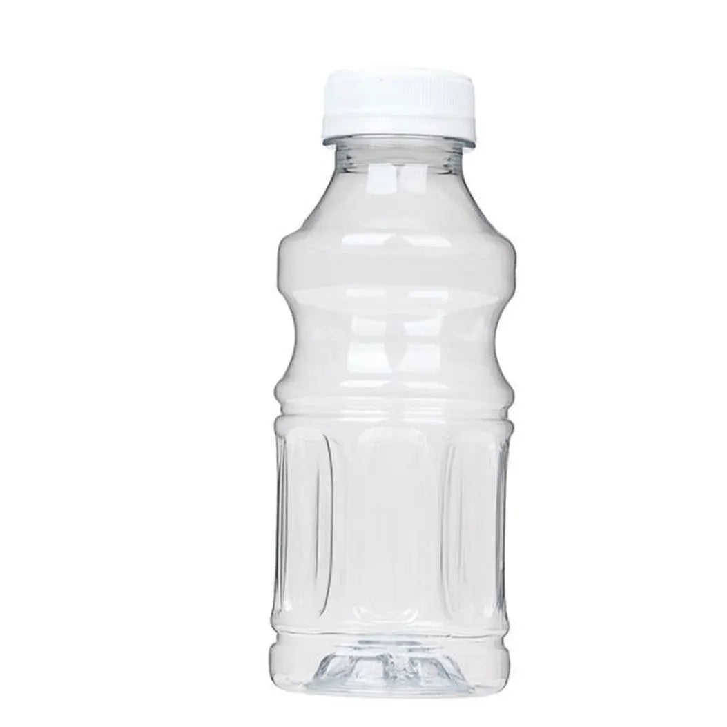 Glass Biodegradable Plastic Juice Water Bottle Packaging with Measuring Lid