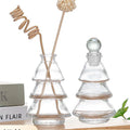 Christmas Tree Fragrance Glass Bottle 80ml Perfume Diffuser Oil Bottle Custom Box