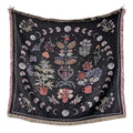 Customizable  Cotton Woven Blanket Floral and Animal Pattern Portable and Wearable for Home Use