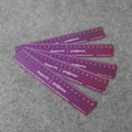Wholesale Custom Plastic Straight Ruler with 4C Logo Printing Personalized Token Use