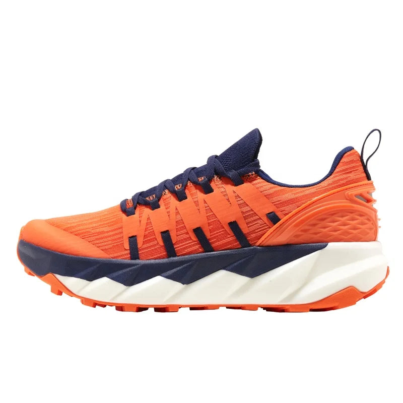 Latest Design Men's Cushioned EVA Midsole Mesh Upper Trail Running Shoes Supercritical TR FLY 2.0 Orange for Summer Spring