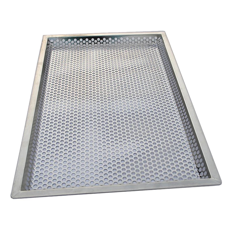Food Grade Stainless Steel Wire Mesh Oven Baking Perforated Drying Frozen Dehydrator Fruit and Meat Tray