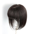 ZP LONGFOR Hot Sale Wholesale 12x14cm With 3 Clips Large Area Cover Gray Hair Human Hair Topper