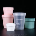 Premium Cosmetic Cream Jars with Custom Logo 50g-250g Airtight Screw Lid Plastic Twist Cap for Body Butter Cover